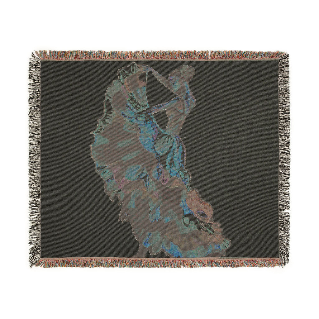 Spanish Dancer Woven Blanket