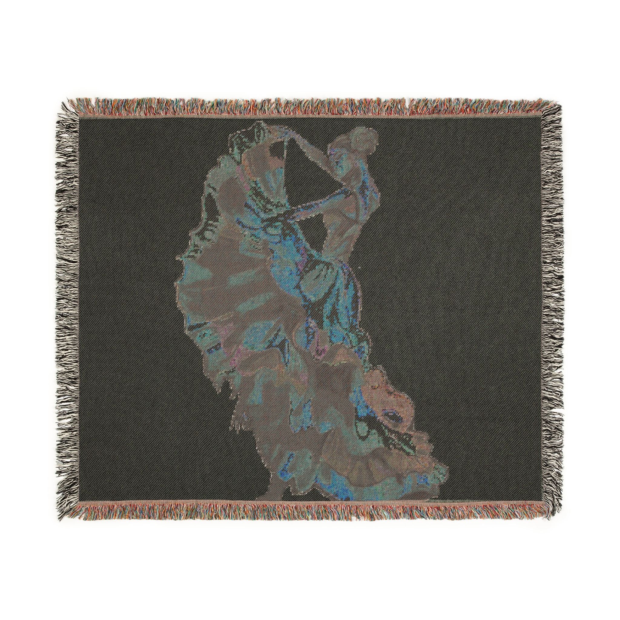 Spanish Dancer Woven Blanket