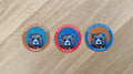 3 Pack 2 inch Round Poppy the Bear Stickers