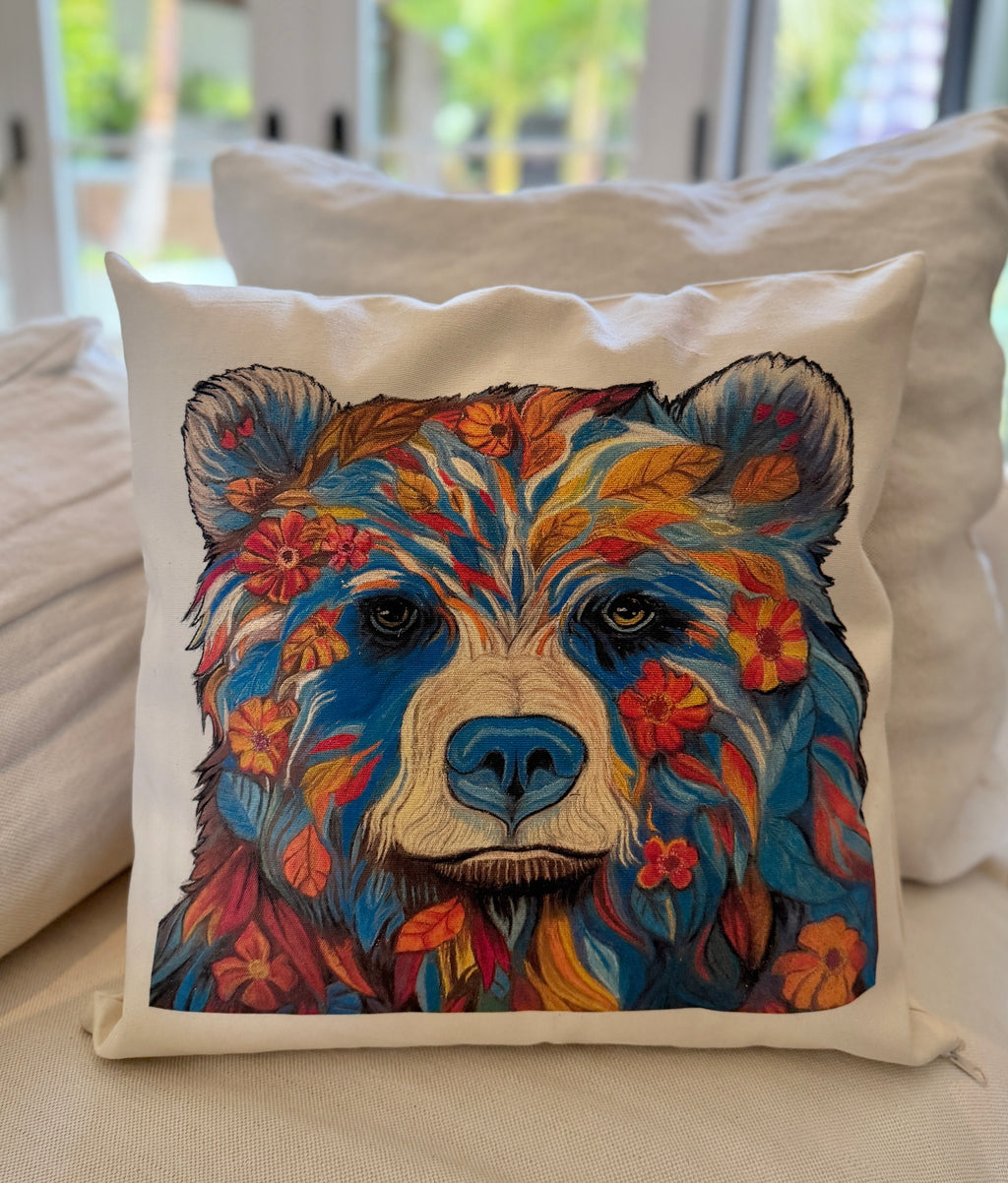 Poppy 18x18 Canvas Decorative Pillow