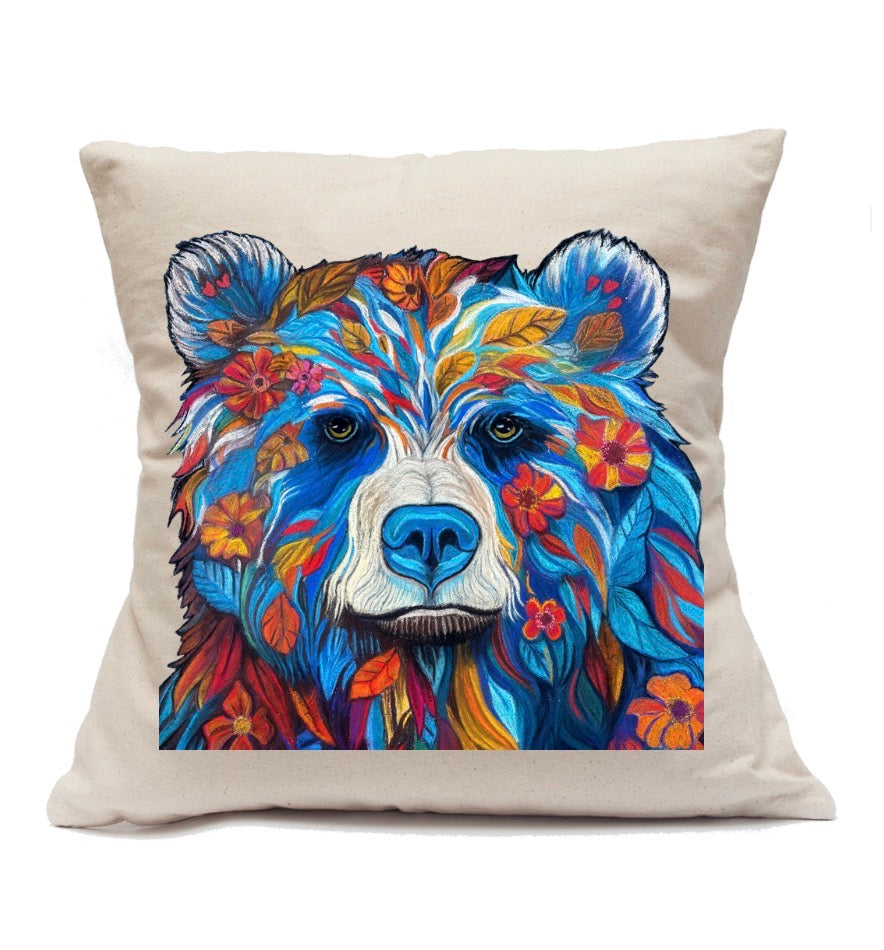 Poppy 18x18 Canvas Decorative Pillow