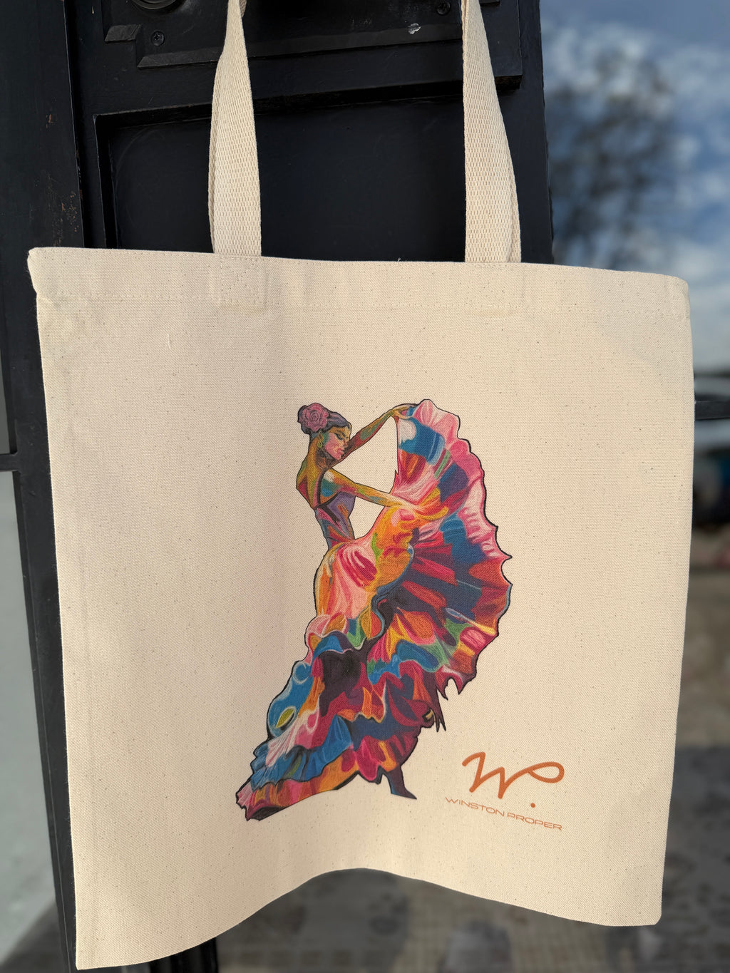 Spanish Dancer Canvas Tote Bag