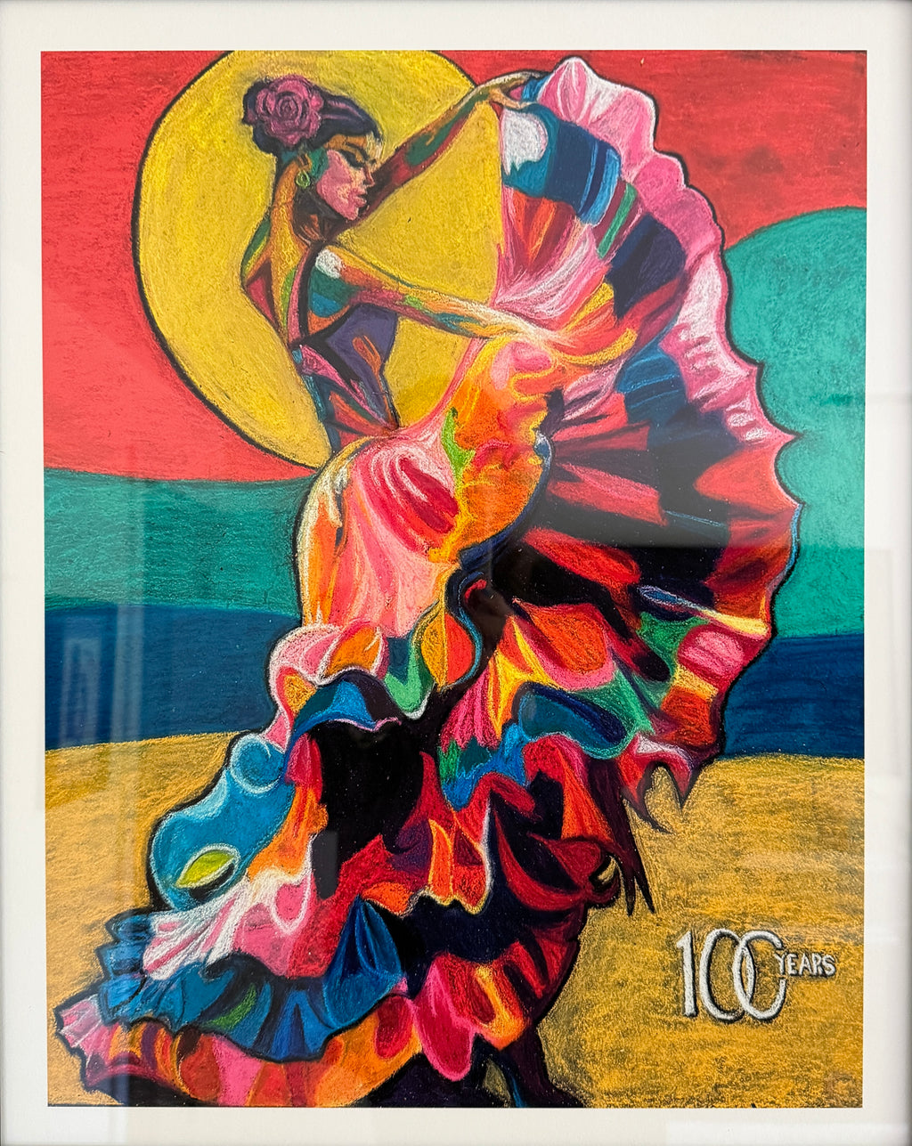 “Spanish Dancer” Giclée Fine Art Print Limited Edition 16" x 20" Portrait