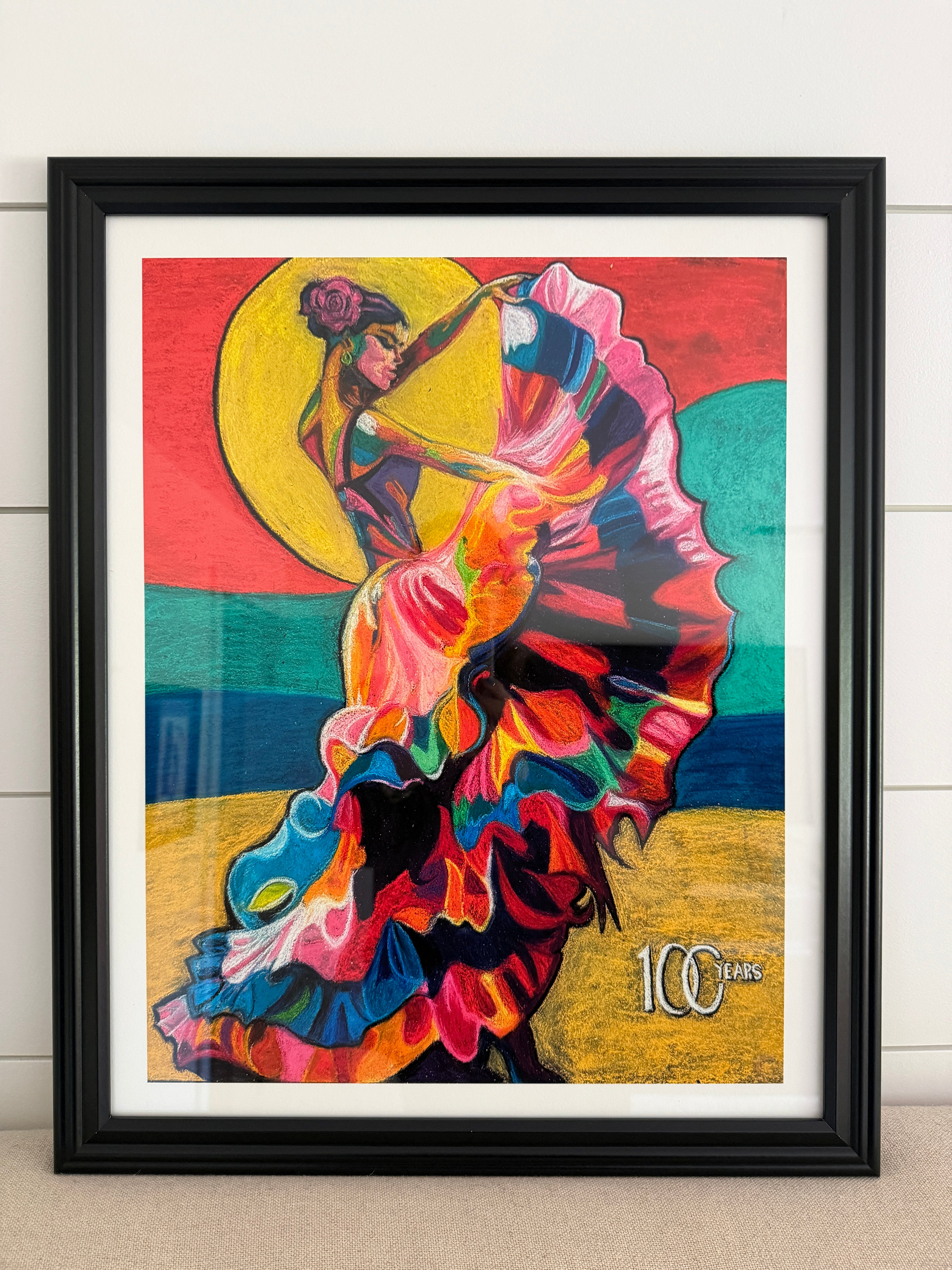 “Spanish Dancer” Giclée Fine Art Print Limited Edition 16" x 20" Portrait