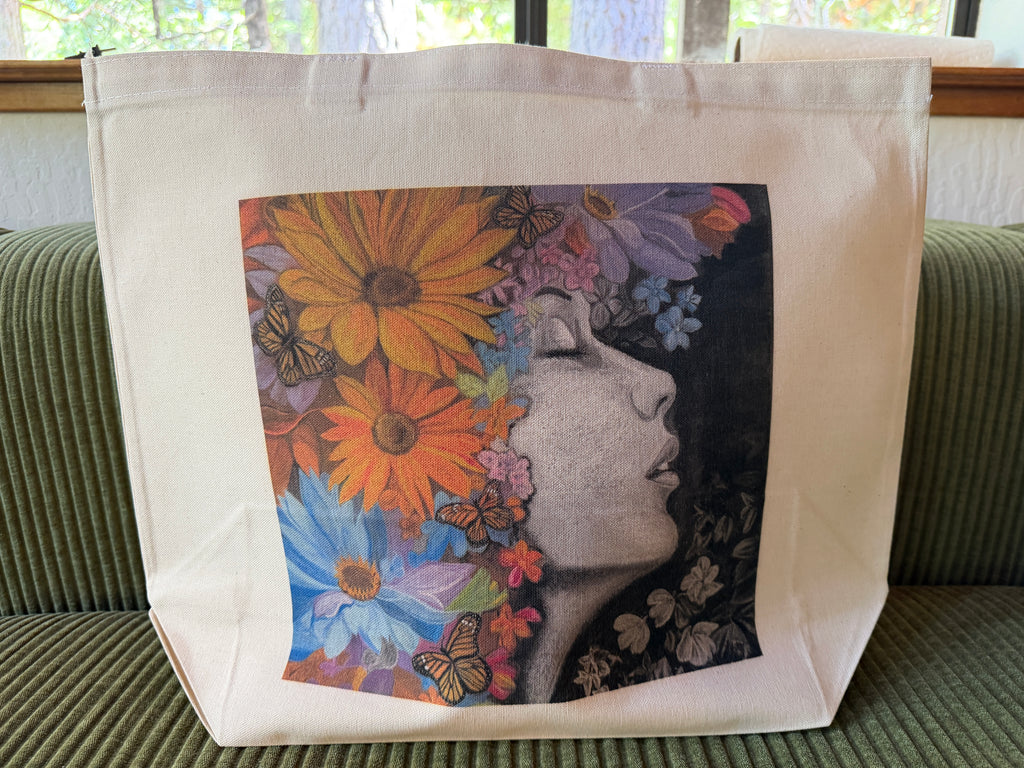 Fiora Jumbo Canvas Tote Bag