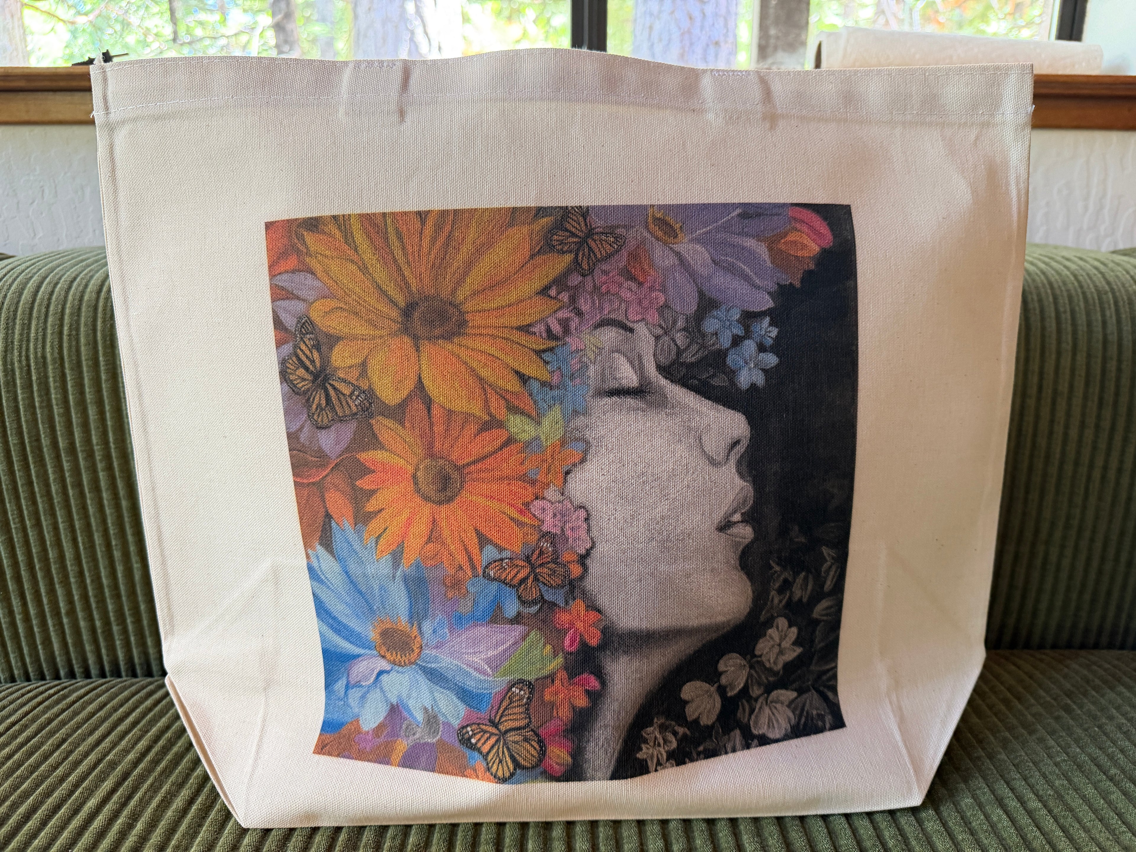 Fiora Jumbo Canvas Tote Bag