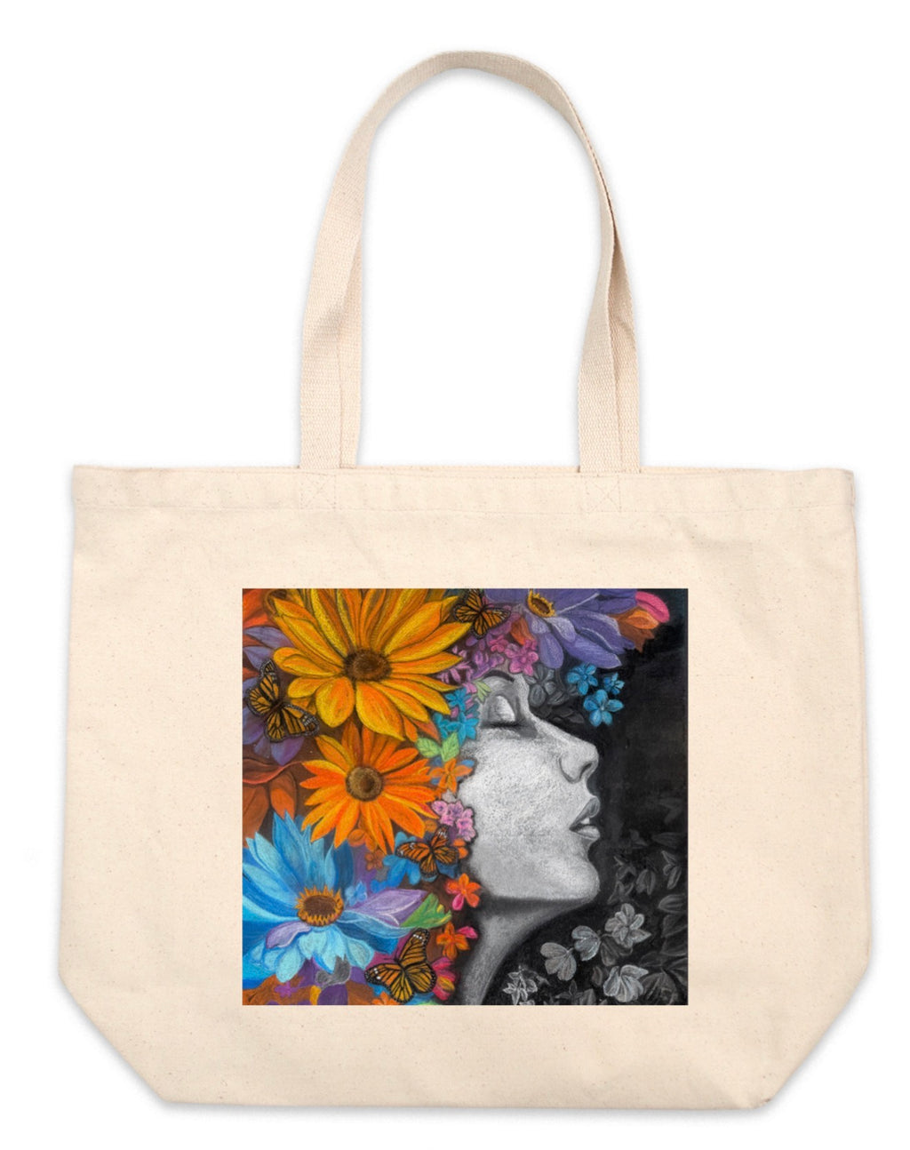 Fiora Jumbo Canvas Tote Bag