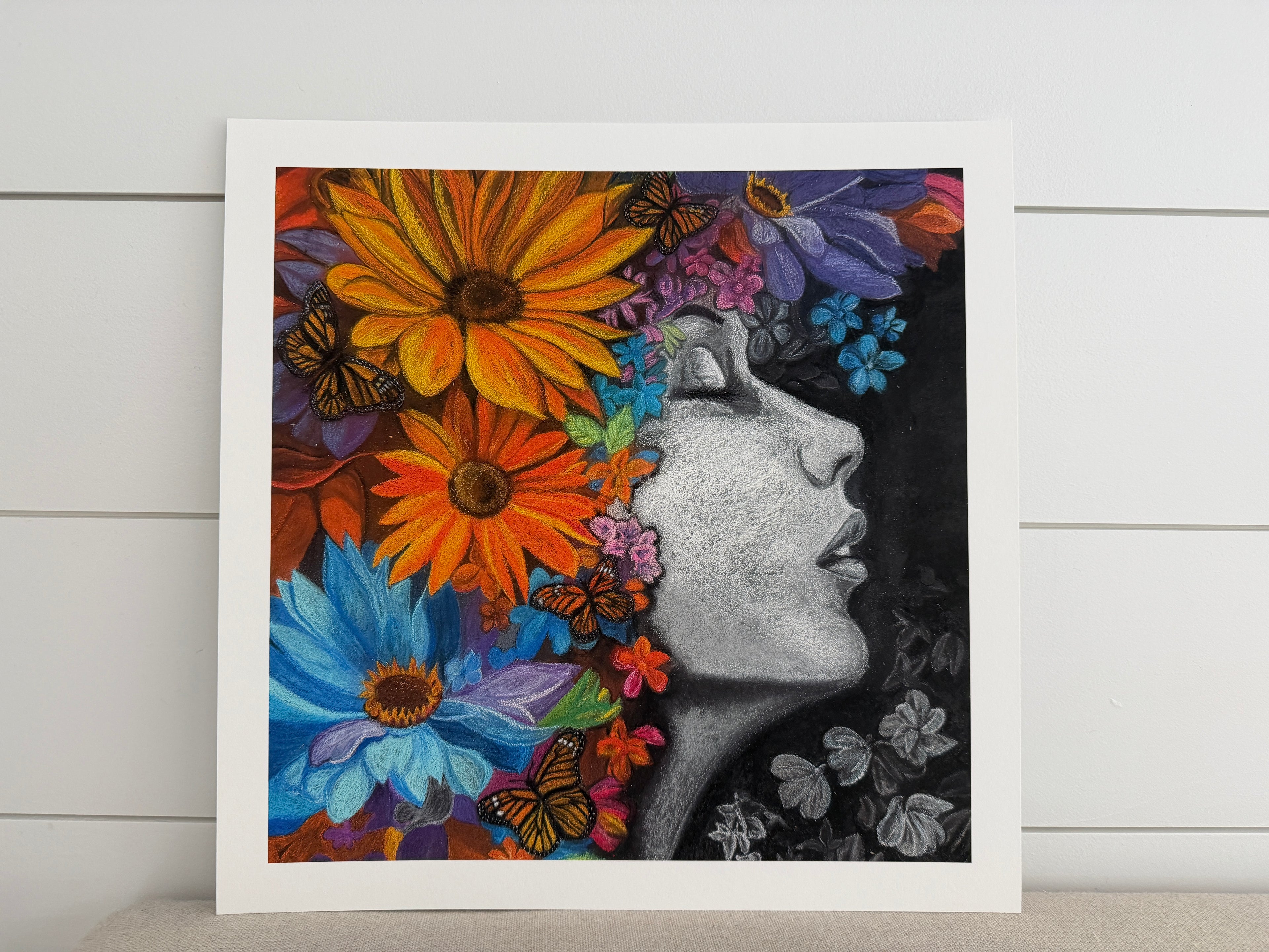 “Fiora” Giclée Fine Art Print Limited Edition 16" x 16"